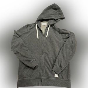 Five Four gray hooded zip up sweatshirt size m